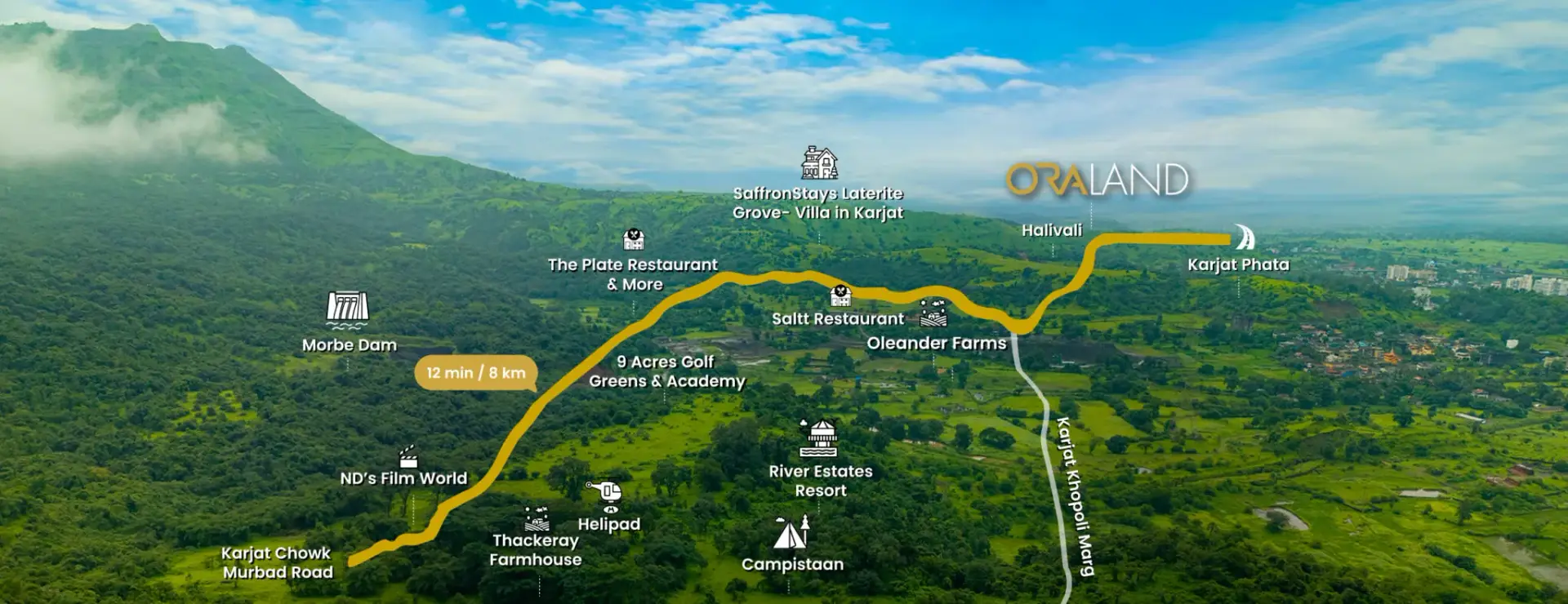 blu bay oraland karjat location